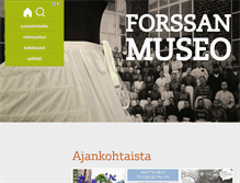 Tablet Screenshot of forssanmuseo.fi
